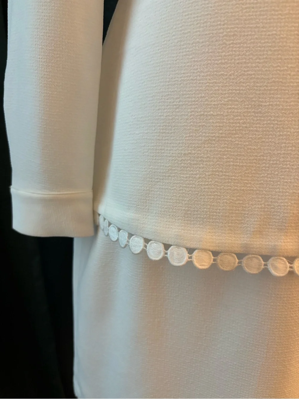 Club Monaco White Long-Sleeve Dress - Picture 3 of 9